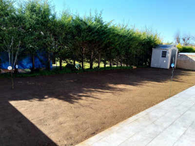 Terrain engazonné